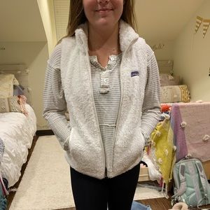 White Patagonia vest